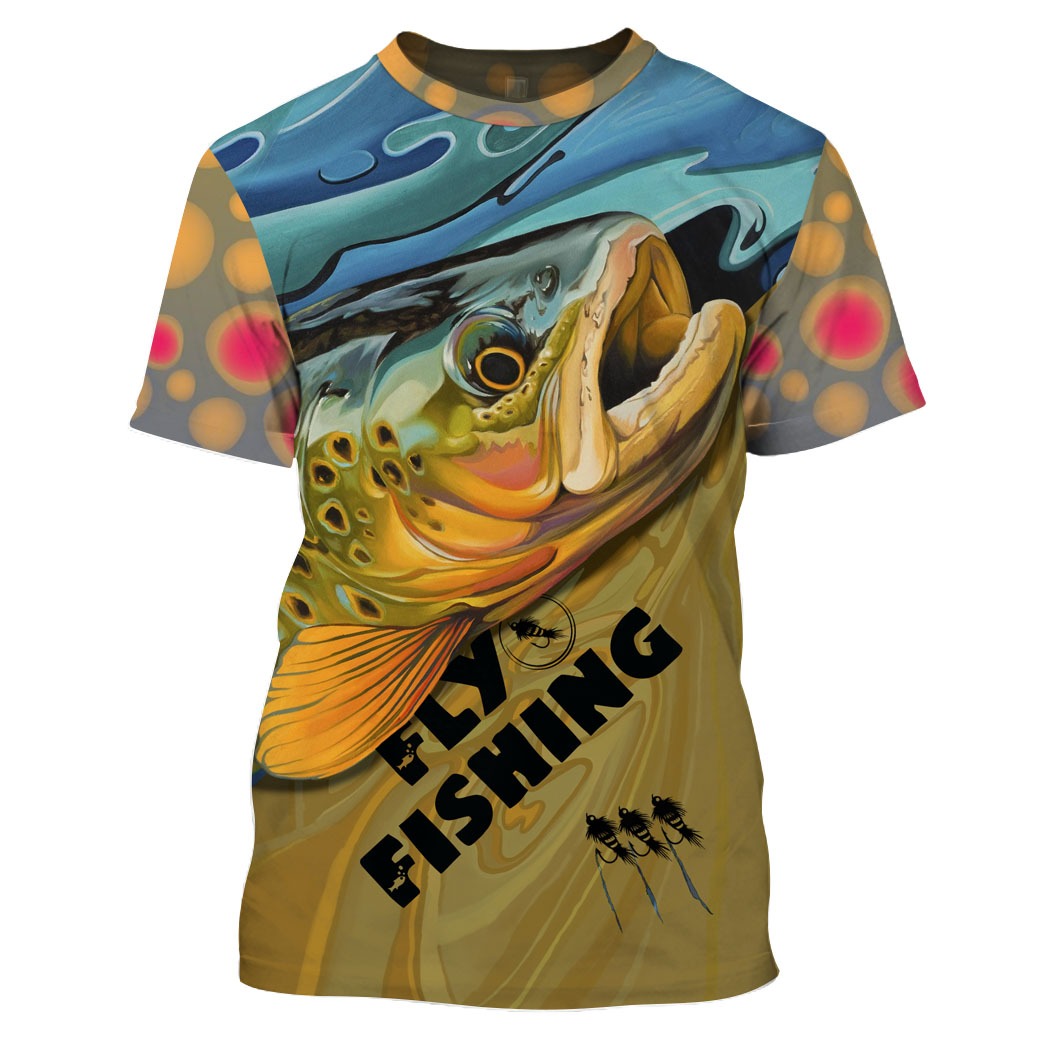 TROUT004 Limited Edition 3D All Over Printed Shirts For Men