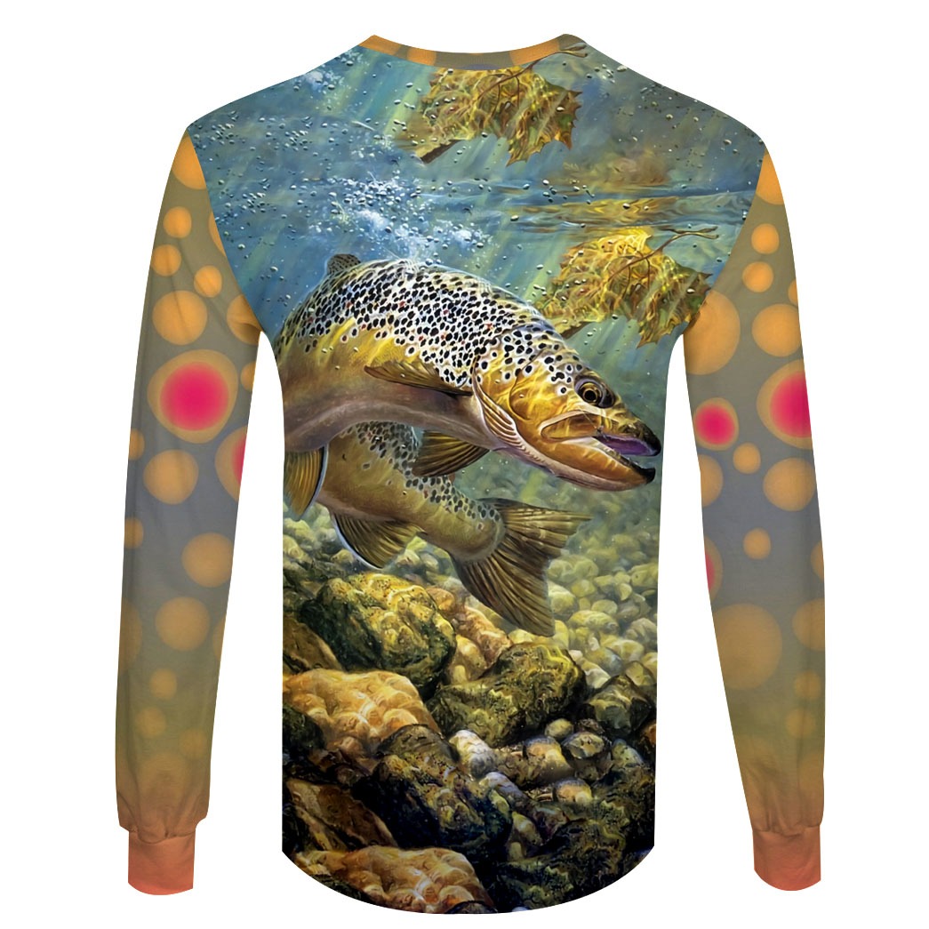 TROUT005 Limited Edition 3D All Over Printed Shirts For Men