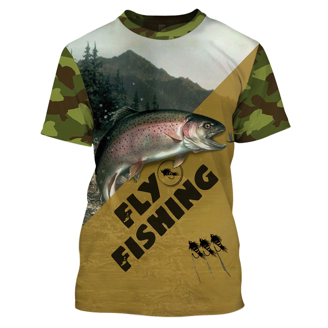 OSC-TROUT009 Limited Edition 3D All Over Printed Shirts For Men & Women -  WanderGears