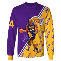 Los Angeles Lakers Kobe Bryant 24 Hoodie 3D All Over Print