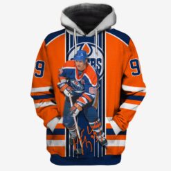 NHL Edmonton Oilers Custom Name Number Military Jersey Camo Fleece Oodie