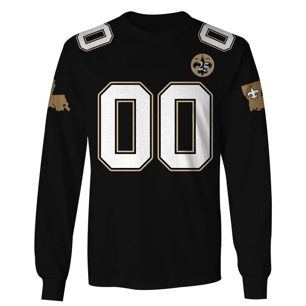 Personalized New Orleans Saints 1991 Vintage Throwback Away Jersey -  WanderGears