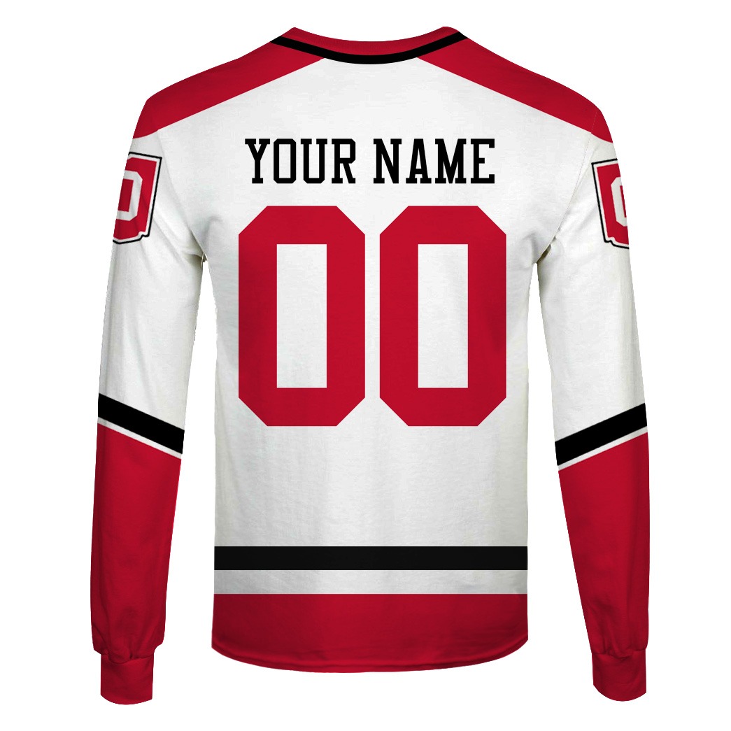 Any Name Number Cleveland Barons Retro Custom Hockey Jersey White