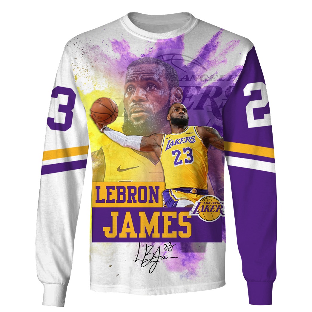 Lebron James 23 Los Angeles Lakers Nba For Men And Women Lebron James  Lebron James 23 Full S 3D Hoodie All Over Print - Freedomdesign