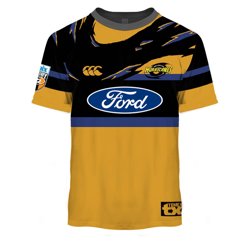 Personalise Throwback Hurricanes Super Rugby Vintage 1998 Jersey