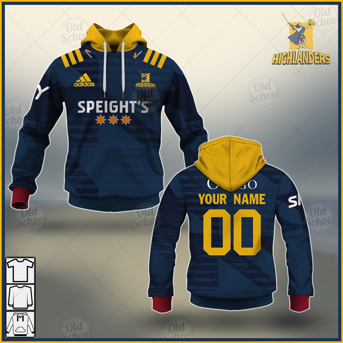 BEST Super Rugby 2021 OTAGO HIGHLANDERS Home Jersey, Personalized Name &  Number 3D Hoodie