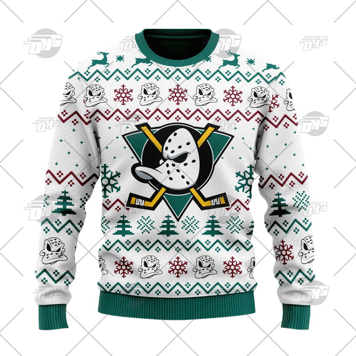 Washington Capitals NHL Hockey T-SHIRT 2021 Ugly Christmas Sweater SIZE  XL NEW