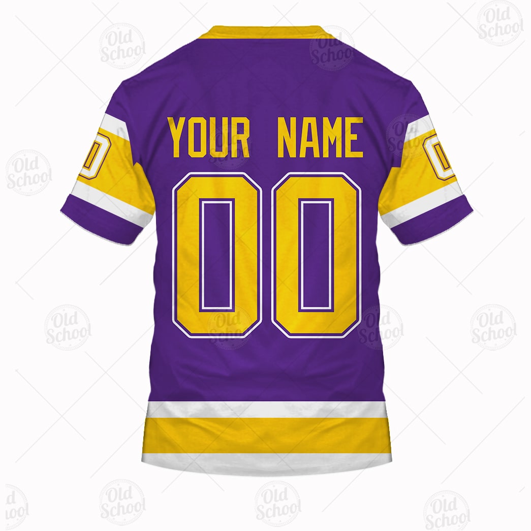 NHL Los Angeles Kings Custom Name Number 2021 Reverse Retro Alternate Jersey  T-Shirt