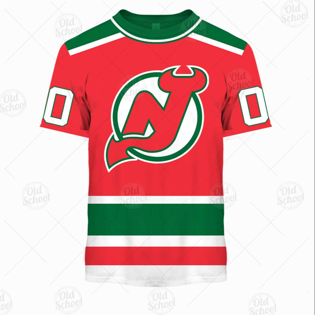 NHL Men's New Jersey Devils Special Edition Logo Green Pullover Hoodie