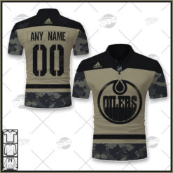 Personalized NHL Edmonton Oilers Camo Military Appreciation Team Authentic  Custom Practice Jersey - OldSchoolThings - Personalize Your Own New & Retro  Sports Jerseys, Hoodies, T Shirts