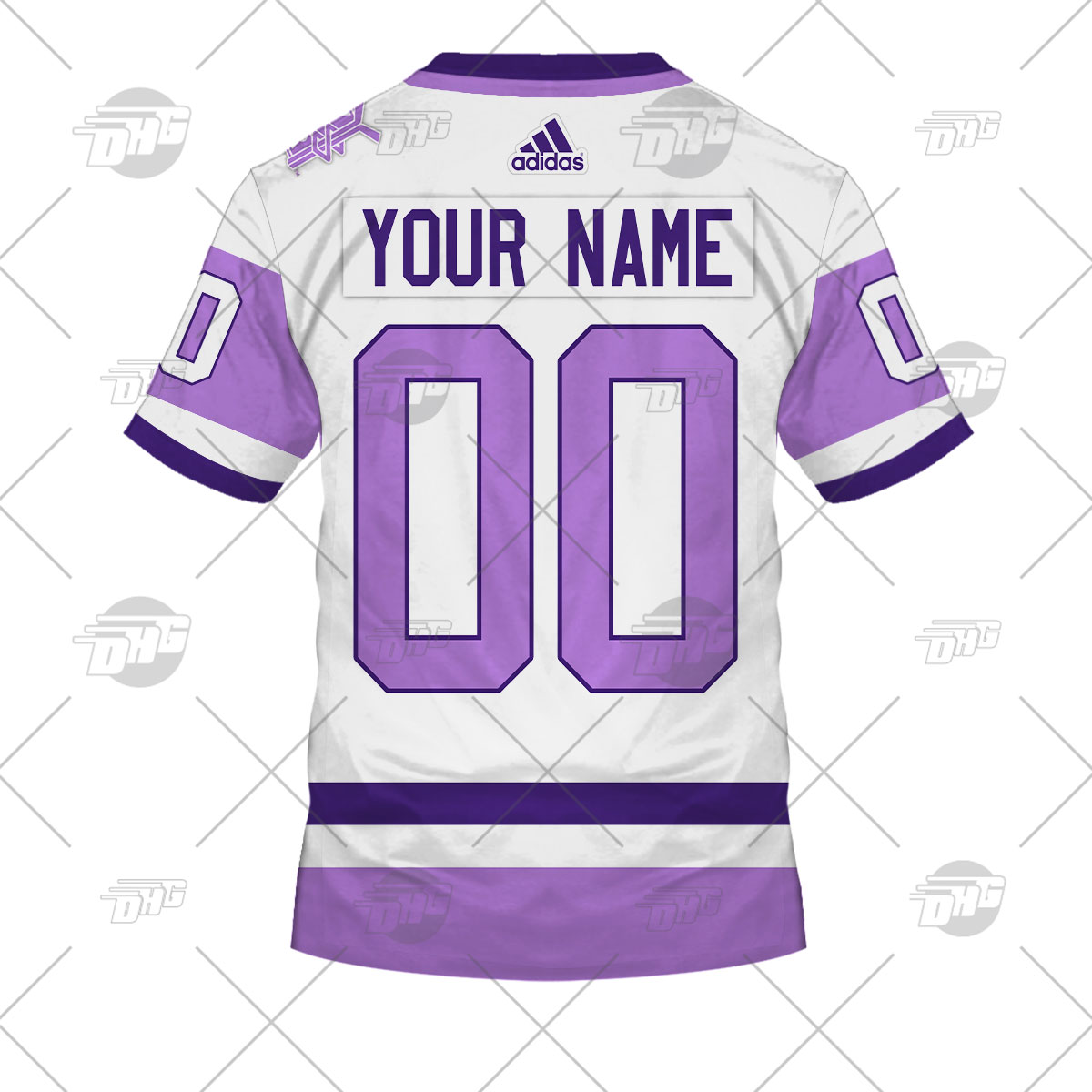 Chicago Blackhawks Adidas Hockey Fights Cancer Primegreen Authentic Custom  Jersey - White/purple Custom Jerseys Nhl - Bluefink