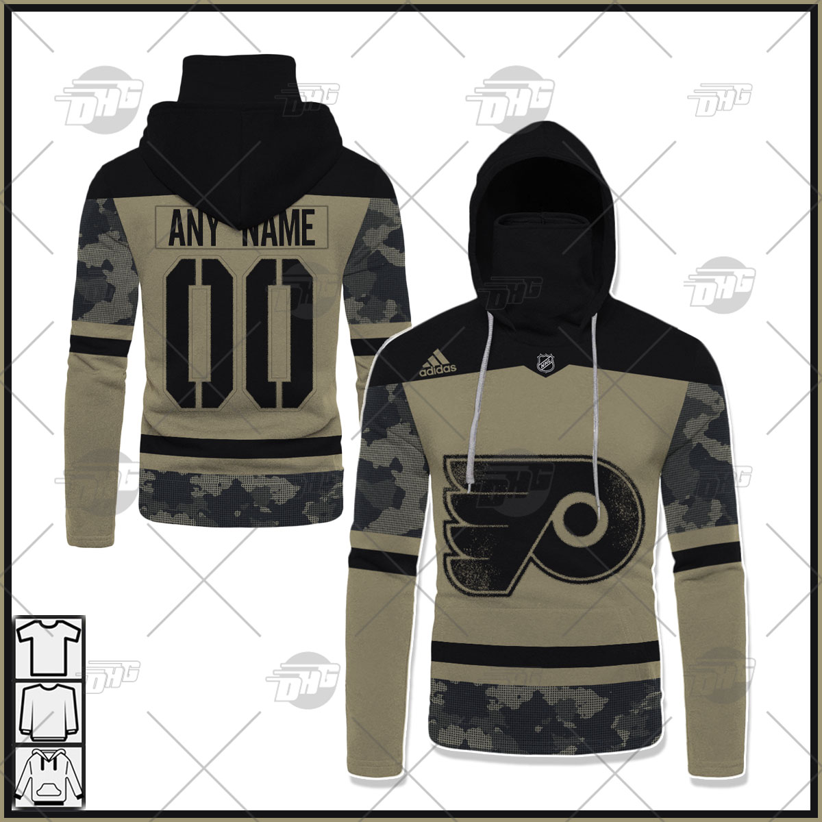 NHL Columbus Blue Jackets Custom Name Number Military Jersey Camo