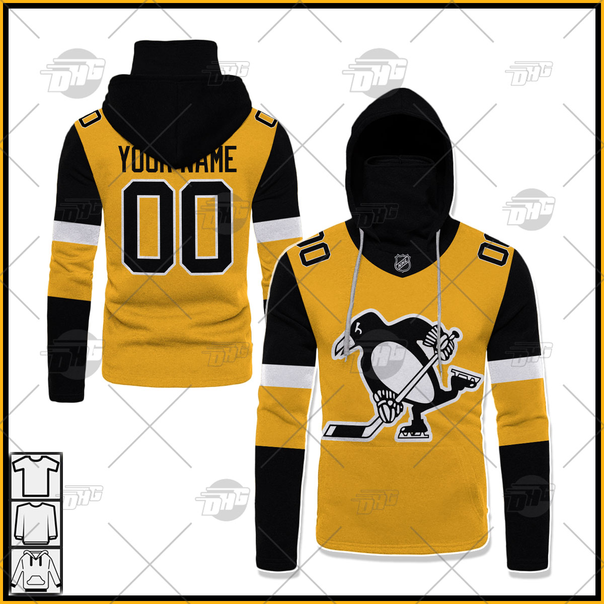 Personalized NHL Men's Pittsburgh Penguins 2022 Gold Alternate Jersey -  OldSchoolThings - Personalize Your Own New & Retro Sports Jerseys, Hoodies,  T Shirts