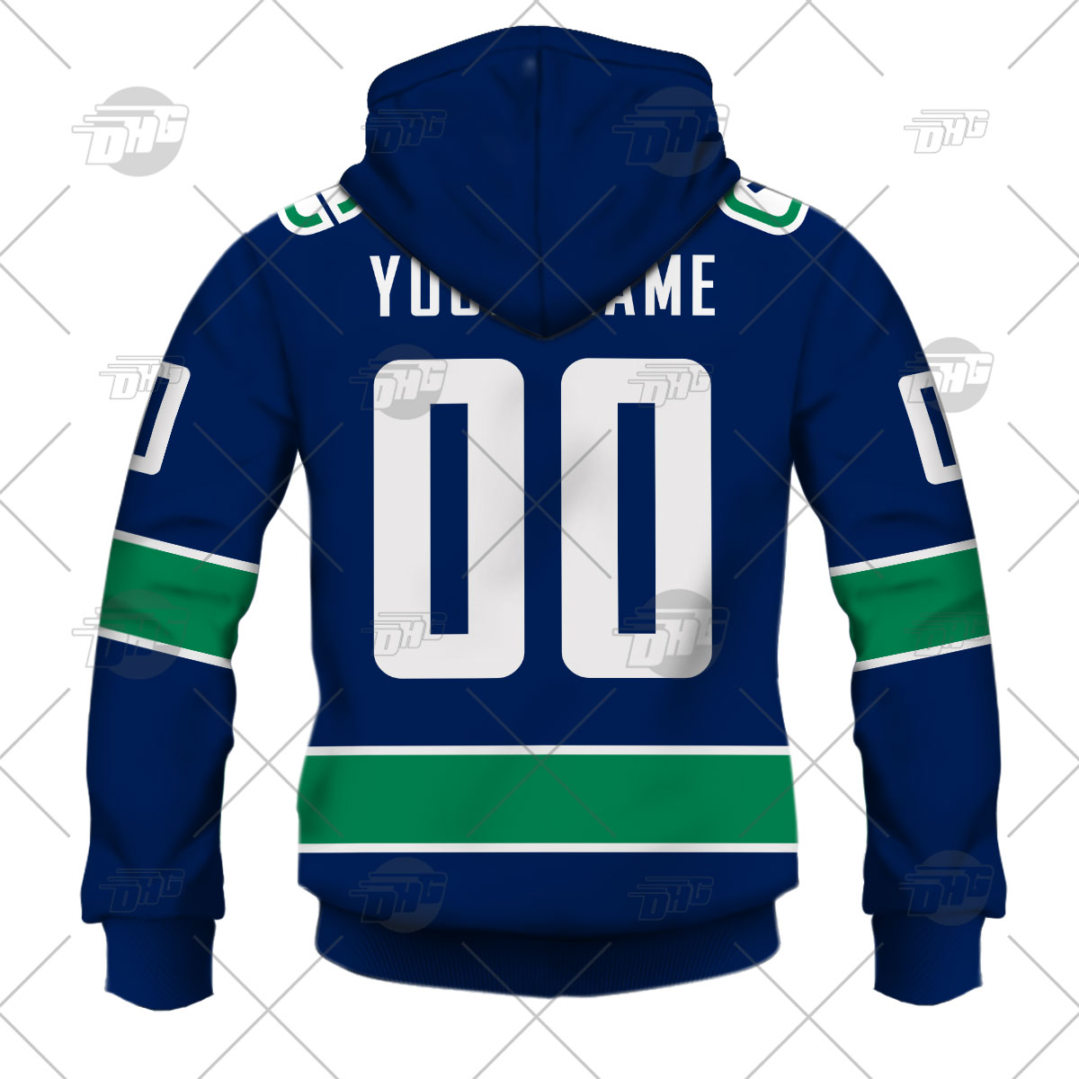 Personalized NHL Men's Vancouver Canucks 2022 Away Jersey