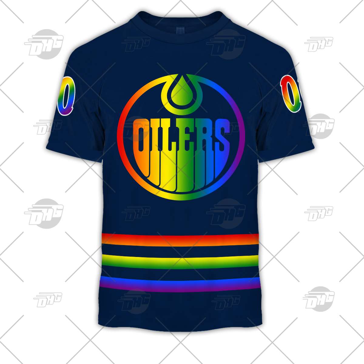 Personalized NHL Edmonton Oilers Hoodie Special Design For Pride