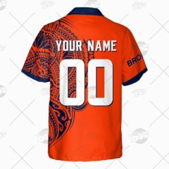 Denver Broncos NFL Custom Name Hawaiian Shirt