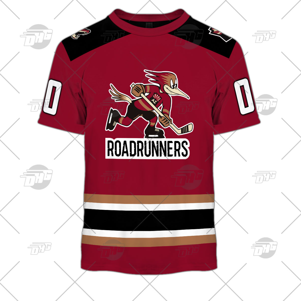 The best selling] Personalized AHL Tucson Roadrunners Color jersey Style  For Fans Full Printing Shirt