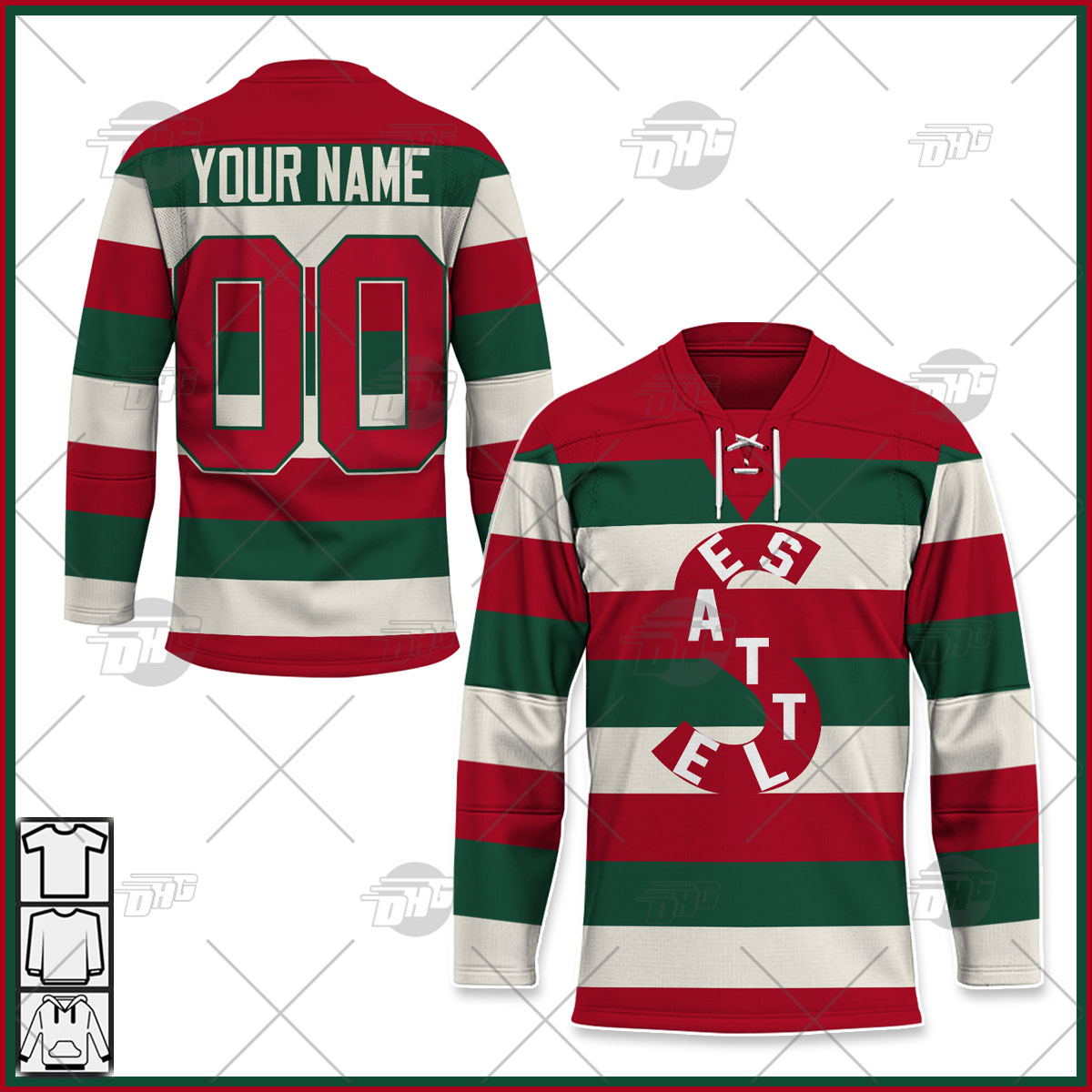 Personalize Vintage AHL Seattle Metropolitans hockey Retro Jersey -  WanderGears