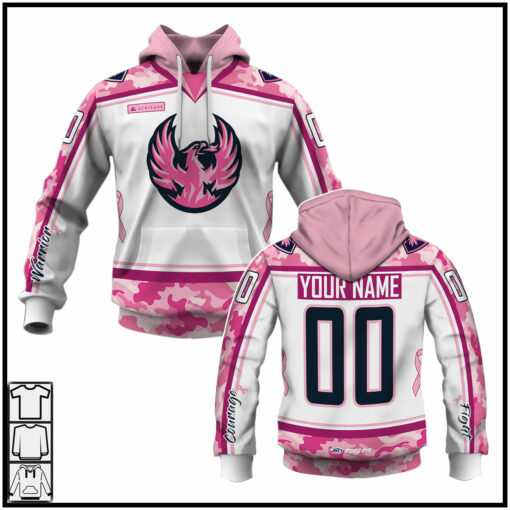 Personalized Coachella Valley Firebirds Pink In The Rink Jersey